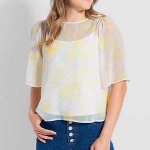 ModCloth Fluttering in the Breeze Top - M